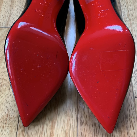 Christian Louboutin Pigalle 100 Black Patent Pump - Picture 10 of 14
